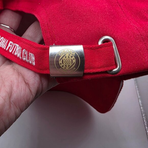 Girona Futbol Club Hat | Red Baseball Cap | Spanish Soccer Team Gear - Picture 6 of 6